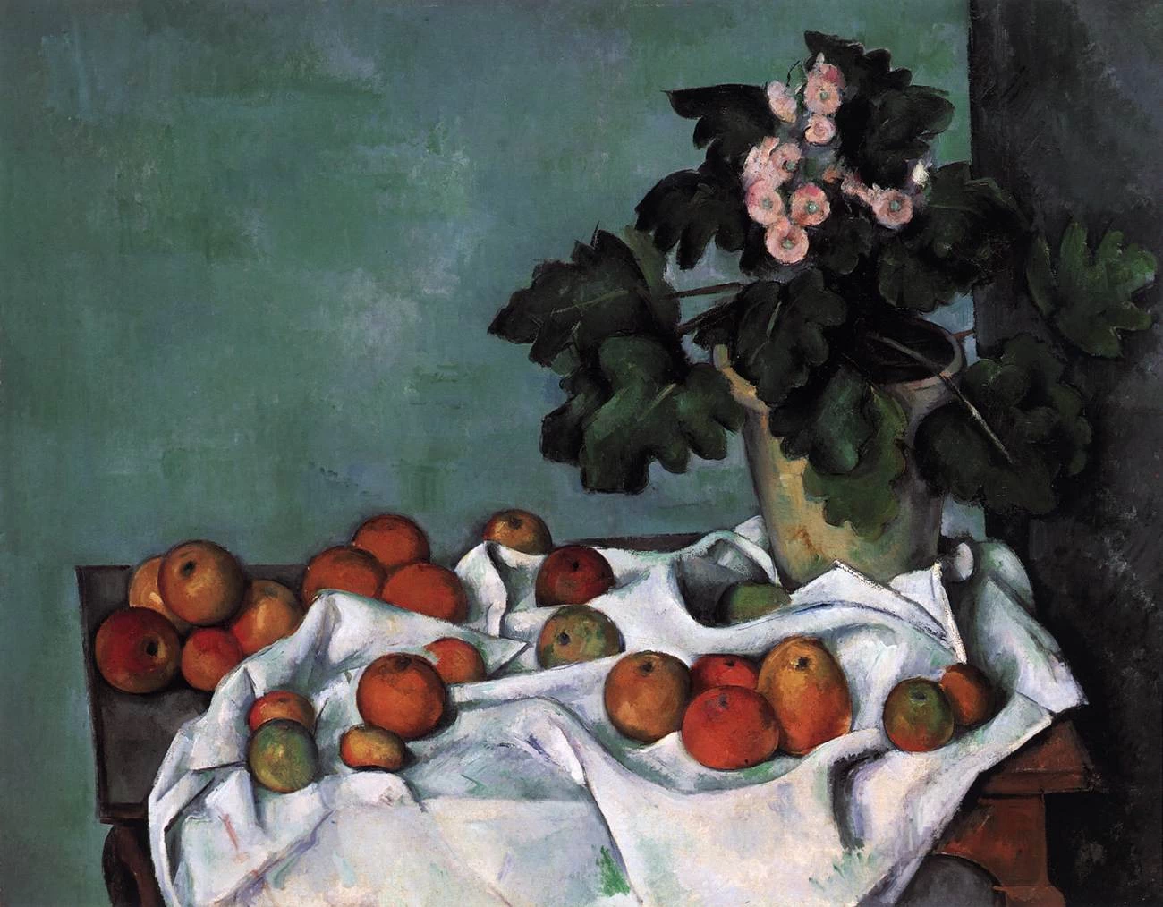 Still - Life con mele e un vaso di primule, 1890, Metropolitan Museum of Art, New York